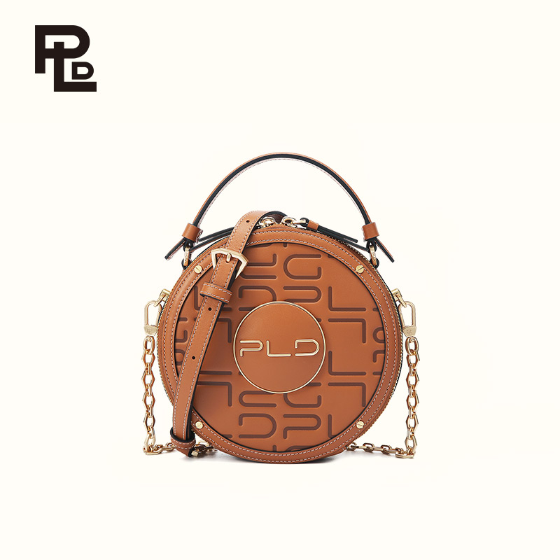 保兰德PLD东方雅奢唐菓系列头层牛皮手提包单肩包斜挎包体制内通勤中国包