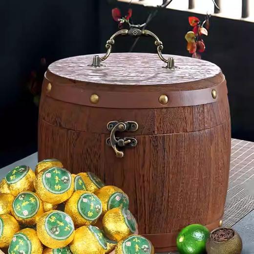 圣公小青柑500克木桶装 商品图0