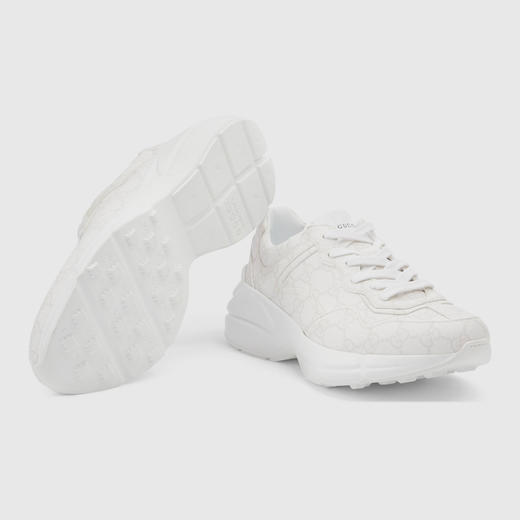 GUCCI 古驰 女士 Rhyton系列 GG休闲运动鞋 混色 737899 KGD00 9000 商品图3