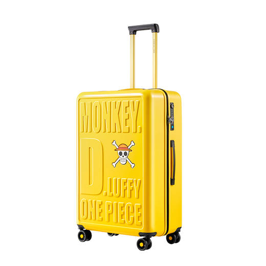 银座GINZA TRAVEL x 航海王路飞正版联名系列USB充电口大容量拉链箱9831L 商品图0