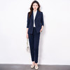 【西装+西裤】罗蒙春秋款女式套装简约百搭商务通勤职场西装两件套女 商品缩略图6