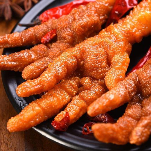 【卤味熟食！虎皮鸡爪零食】香辣虎皮凤爪卤味熟食鸡脚卤鸡爪麻辣小吃下酒菜夜宵常备-觅食坊健康 商品图2