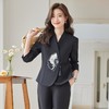 娜璐多 新中式外套+微叭裤两件套2023秋季新款设计感套装重工刺绣高级感 商品缩略图3