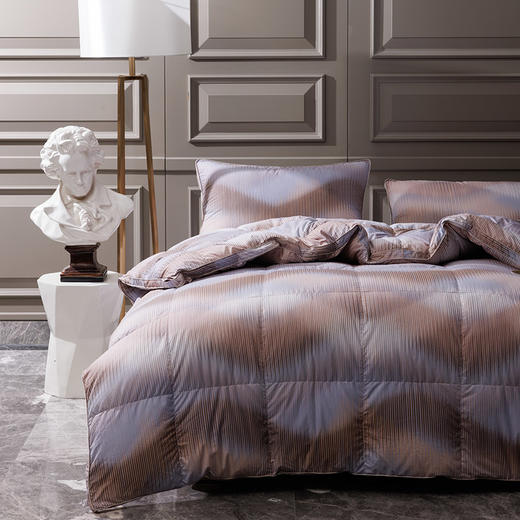 多喜爱 金羽朵95进口白鹅绒冬被 锦月文鳐/润玉夫诸/double保暖/cube倍暖【波兰进口】【95%高绒子】1000+洁净度 80S柔赛丝面料 商品图3