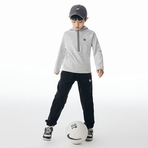 onmygame【糯糯衣】男女童可穿加绒运动T恤秋冬儿童保暖套头卫衣打底衫 商品图8