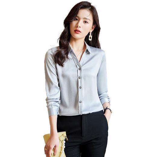 娜璐多 轻熟风衬衫女套装2023秋季新款时尚休闲港味上衣搭配半身裙两件套 商品图4