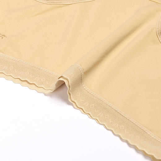 都市丽人基础系列锦泳磨毛薄透丝滑中腰平角女士内裤新年本命年红品LK35J3 商品图4