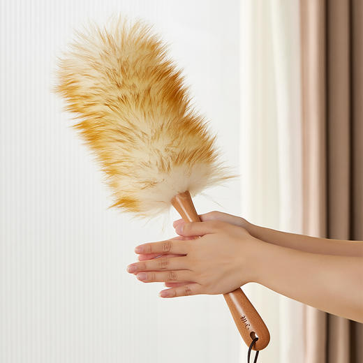 初心| 榉木柄羊毛除尘掸子 商品图3