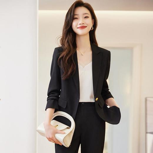 娜璐多 高级感时尚小西装外套女早春2023新款休闲气质女神范西服套装御姐 商品图2