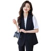 娜璐多 时尚西装马甲女早秋2023新款无袖坎肩背心上衣外穿马甲外套套装女 商品缩略图4