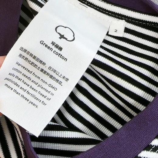 【9月15日上午11:00 女士条纹卫衣 秒杀】SR家的特殊环保棉 华芙格女款条纹宽松长袖卫衣 必收款 商品图8