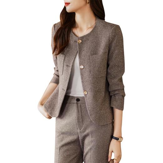 娜璐多 高级感炸街2023秋季新款搭配一整套小香风套装盐系穿搭裤子两件套 商品图4