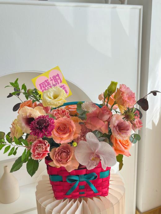 教师节：朝沐杏雨 · 花篮 商品图0
