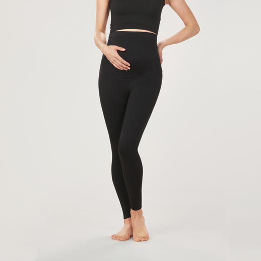 都市丽人舒暖打底裤秋裤负5至5度适穿锦纶孕妇九分打底裤中厚款孕妇裤保暖裤LL39A1 商品图1