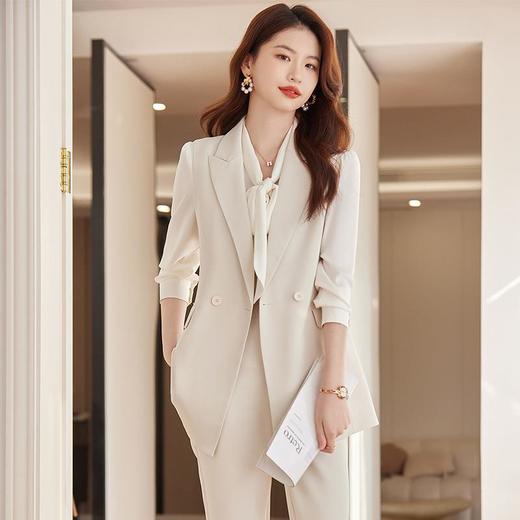 娜璐多 时尚西装马甲女2023新款韩版宽松外穿西服马夹背心套装两件套气质 商品图2