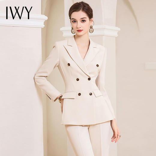 IWY/高端西装套装女秋款气质职业装艺考主持面试正装酒店前台工作服CP1855 商品图5