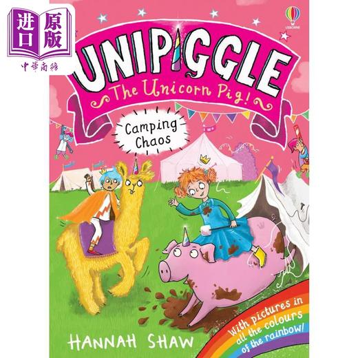 预售 【中商原版】独角猪 吵闹的露营日Unipiggle Camping Chaos英文原版 儿童绘本故事 幽默笑话故事书 图画图像小说 进口儿童读物 商品图0