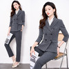 【西装+西裤】罗蒙春秋款女式套装简约百搭商务通勤职场西装两件套女 商品缩略图4