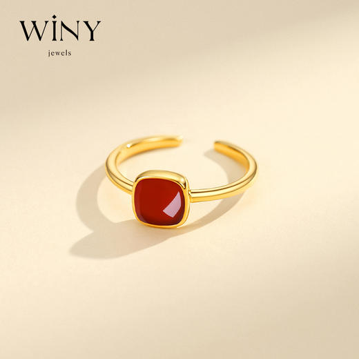 Winy925纯银莫妮卡戒指送女友闺蜜节日生日礼物 商品图0