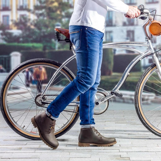 #断码特价46码&47码#西班牙原产男士休闲鞋踝靴四季款深褐色BPC2 商品图7