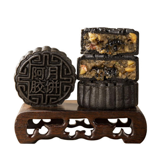 【阿胶流心月饼】广式五仁流心阿胶月饼  创意礼品  中秋节礼盒 商品图5