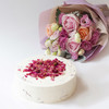 套餐：8寸蛋糕+当季花束 商品缩略图0