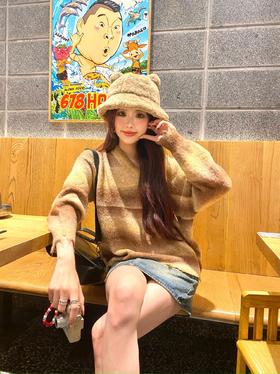 这个秋天可不能错过这款#美拉德风毛衣！