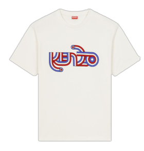 KENZO T恤男  FD65TS1094SY-02 OFF WHITE.