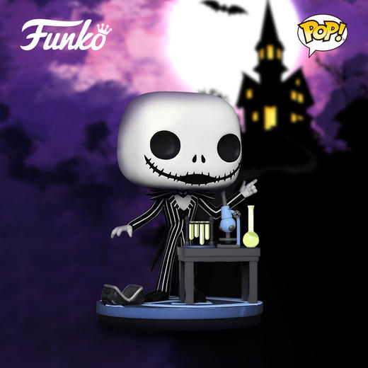Funko POP动画迪士尼圣诞夜惊魂30周年骷髅杰克手办摆件 72313 商品图2