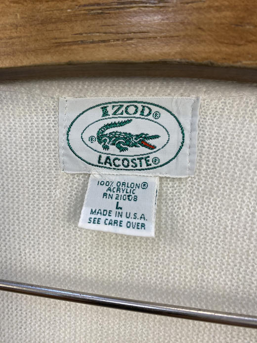 80年代 Vintage IZOD Lacoste 鳄鱼 美国制 针织毛衣 _SWT(L) 商品图2