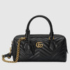 GUCCI 古驰 女士 GG Marmont系列 小号提挎包 黑色 746319 AABZB 1000 商品缩略图0