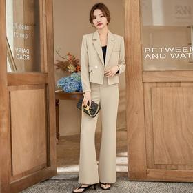 娜璐多 高级感时尚西装外套女2023年秋季新款气质女神范西服套装百搭西服