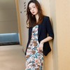 娜璐多 秋季高级感女装职场轻熟风通勤西装气质女神范碎花吊带连衣裙套装 商品缩略图1