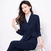 【西装+西裤】罗蒙春秋款女式套装简约百搭商务通勤职场西装两件套女 商品缩略图5