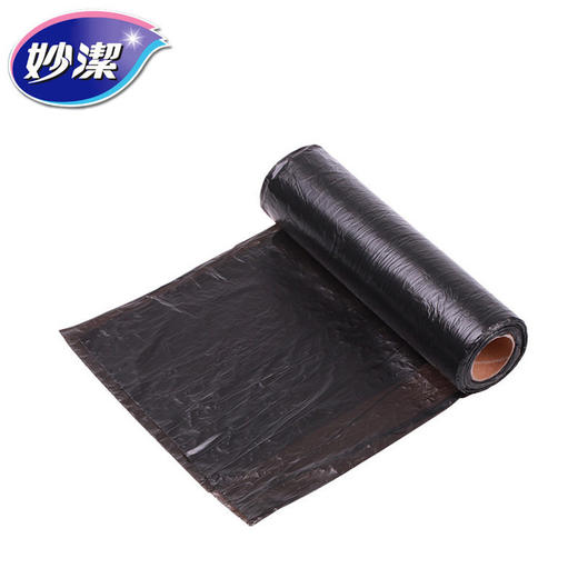 「三款尺寸」妙洁垃圾袋 点断式居家日用平底垃圾袋黑加厚大码中号小彩色分类垃圾袋清洁工具 商品图2