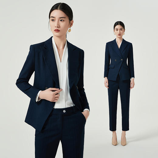 IWY/高端西装套装女秋冬商务面试正装时尚气质职业装房地产销售工作服CP11398 商品图4