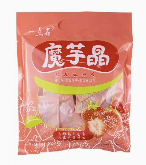 一点石牌山魔芋晶草莓味258g/袋 商品图0