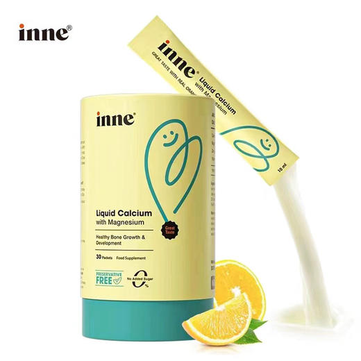 美国童年时光 钙镁锌inne小金条婴儿液体钙 30条/罐 商品图1