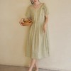 裁缝学苑AQ200亚麻夏季复古斜襟连衣裙纸样女装裙子服装裁剪衣服 商品缩略图4