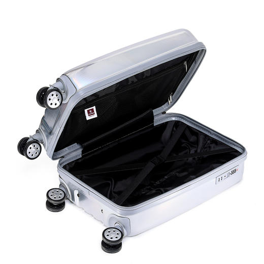 皇冠CROWN现代商务登机箱C-F5249H彩虹银 商品图1