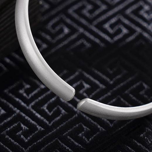 【云蓄平安】子佩集原创设计纯银999银手工手镯【55041125】2309 商品图3