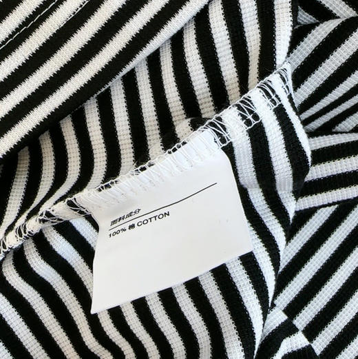 【9月15日上午11:00 女士条纹卫衣 秒杀】SR家的特殊环保棉 华芙格女款条纹宽松长袖卫衣 必收款 商品图10