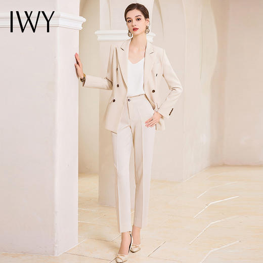 IWY/高端西装套装女秋款气质职业装艺考主持面试正装酒店前台工作服CP1855 商品图3