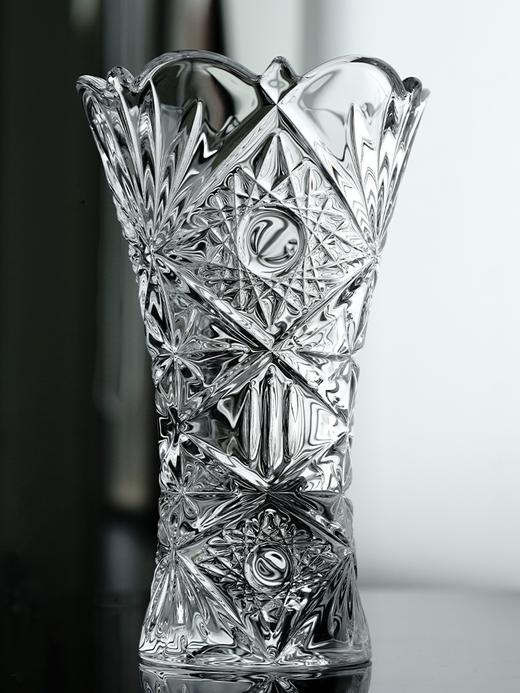 捷克进口BOHEMIA波西米亚水晶玻璃米兰达花瓶30cm 商品图3