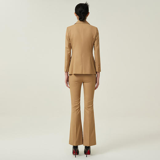 IWY/高端卡其色西装套装女秋季款时尚气质职业装售楼部酒店前台工作服193028C1+P3 商品图4