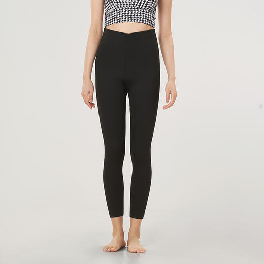 都市丽人舒暖瑜伽运动裤秋裤负5至5度适穿锦纶九分裤厚款百搭裤打底裤保暖裤LL34A7 商品图1