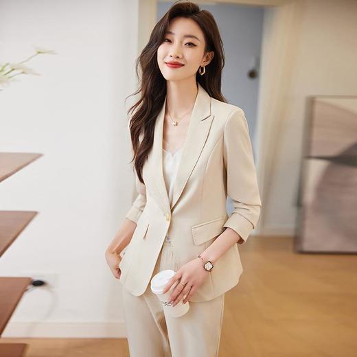 娜璐多 高级感时尚小西装外套女早春2023新款休闲气质女神范西服套装御姐 商品图1