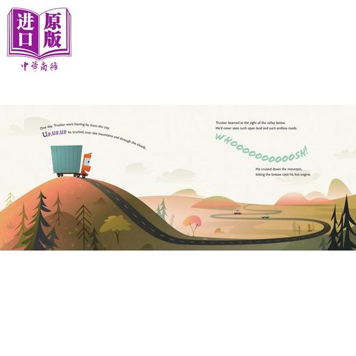【中商原版】卡车司机和火车 Trucker and Train 英文原版 儿童绘本 交通工具故事图画书 精装绘本 进口图书3-6岁儿童读物 商品图1