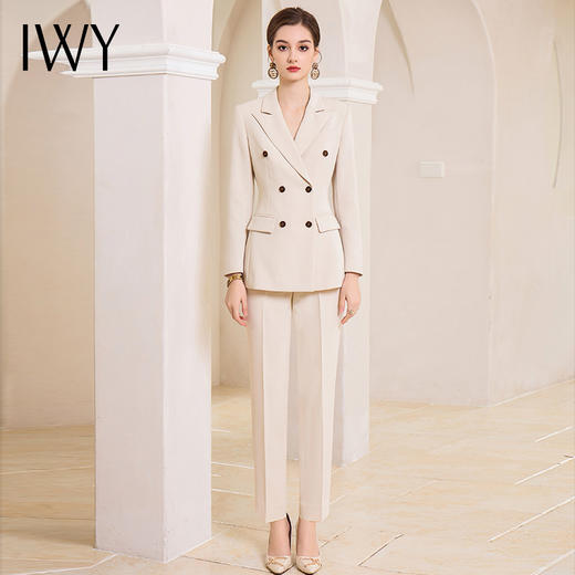 IWY/高端西装套装女秋款气质职业装艺考主持面试正装酒店前台工作服CP1855 商品图0