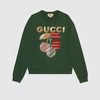 GUCCI 古驰 女士樱桃印花棉质卫衣 绿色 756354 XJFVY 3754 商品缩略图0